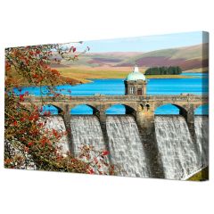 A1 A2 A3 canvas featuring a vibrant landscape of Elan Valley