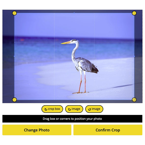 Step 1 - upload your photo